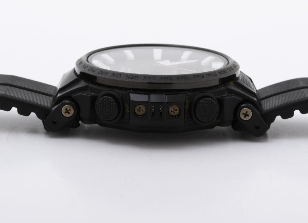 CASIO カシオ 腕時計 PRO TREK プロトレック Climber Line PRW-61Y-1BJF ブラック系 樹脂（バイオマス）／ステンレススチール メンズ アナデジ 美品