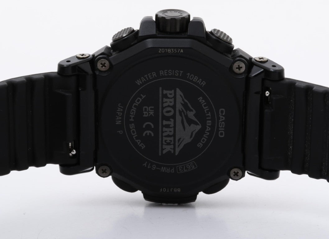 CASIO カシオ 腕時計 PRO TREK プロトレック Climber Line PRW-61Y-1BJF ブラック系 樹脂（バイオマス）／ステンレススチール メンズ アナデジ 美品