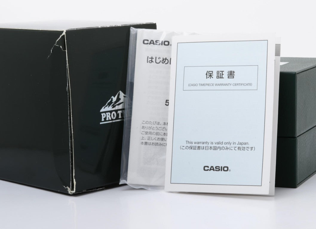 CASIO カシオ 腕時計 PRO TREK プロトレック Climber Line PRW-61Y-1BJF ブラック系 樹脂（バイオマス）／ステンレススチール メンズ アナデジ 美品