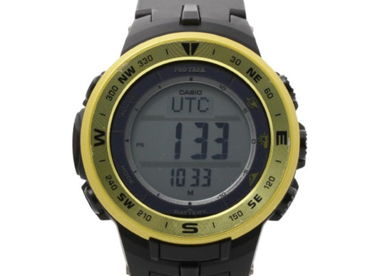 CASIO カシオ 腕時計 PRO TREK プロトレック Climber Line PRG-330 イエロー系 ブラック 樹脂／アルミ メンズ デジタル 美品