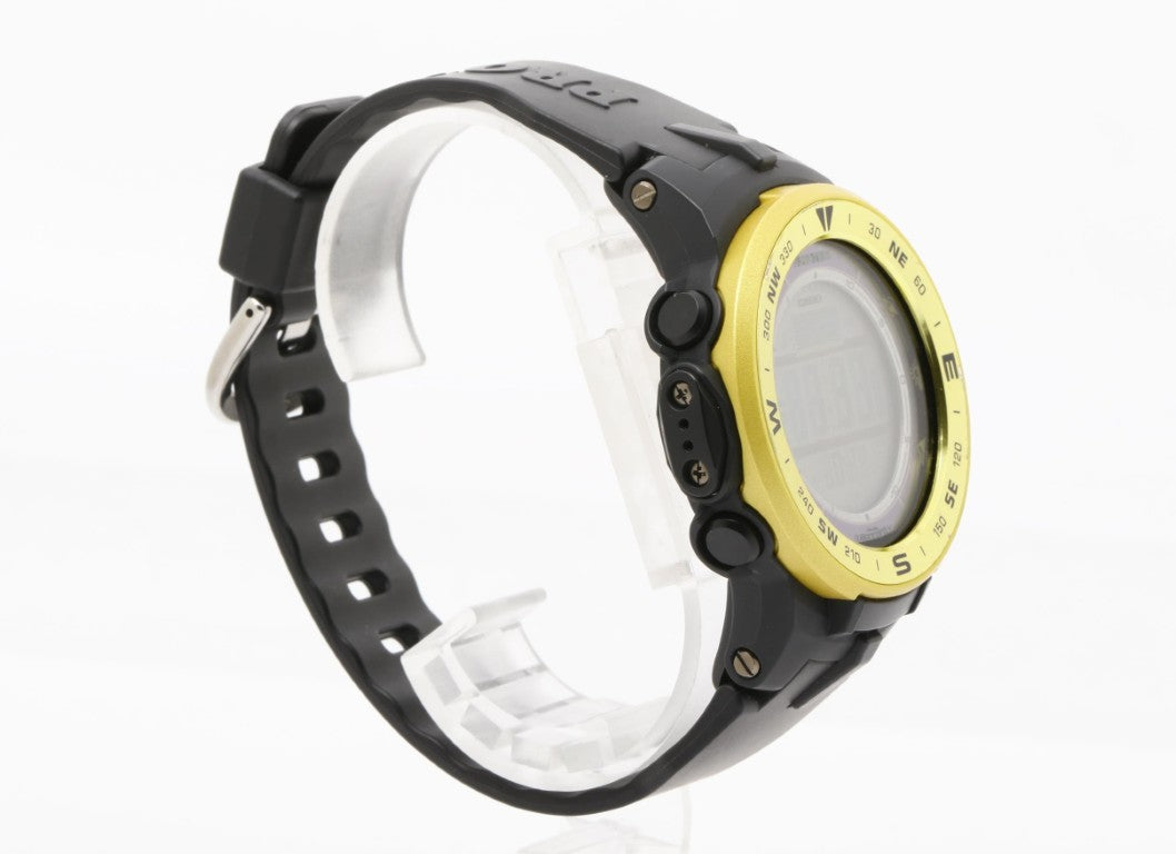CASIO カシオ 腕時計 PRO TREK プロトレック Climber Line PRG-330 イエロー系 ブラック 樹脂／アルミ メンズ デジタル 美品