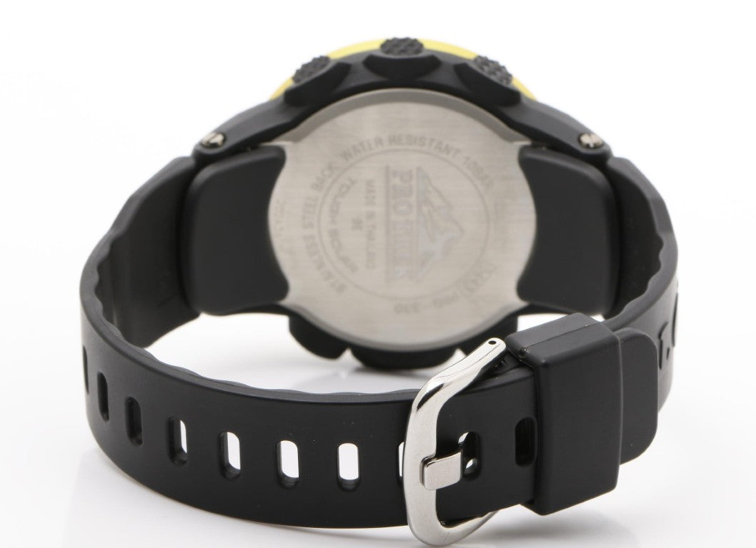 CASIO カシオ 腕時計 PRO TREK プロトレック Climber Line PRG-330 イエロー系 ブラック 樹脂／アルミ メンズ デジタル 美品