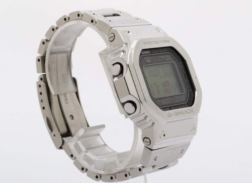 CASIO カシオ 腕時計 G-SHOCK FULL METAL 5000 SERIES GMW-B5000D-1JF ブラック シルバー系 ステンレススチール メンズ デジタル 超美品