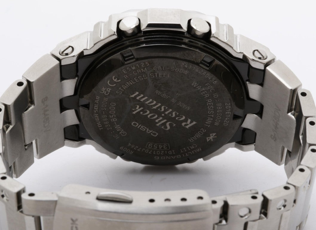 CASIO カシオ 腕時計 G-SHOCK FULL METAL 5000 SERIES GMW-B5000D-1JF ブラック シルバー系 ステンレススチール メンズ デジタル 超美品