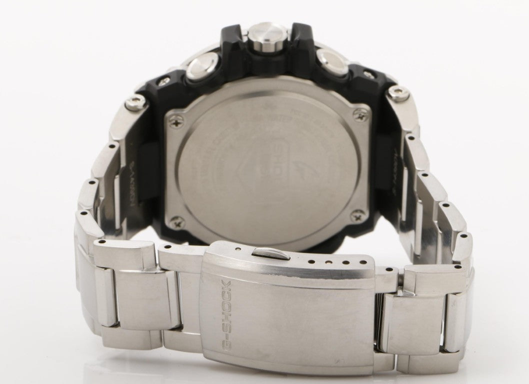 CASIO カシオ 腕時計 G-SHOCK G-STEEL GST-B100 Series GST-B100D-1AJF ブラック シルバー系 樹脂／ステンレススチール メンズ アナログ 美品