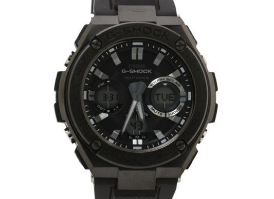 CASIO カシオ 腕時計 G-SHOCK G-STEEL GST-W100 Series GST-W110MS-1AJF ブラック系 樹脂／ステンレススチール メンズ アナデジ 美品