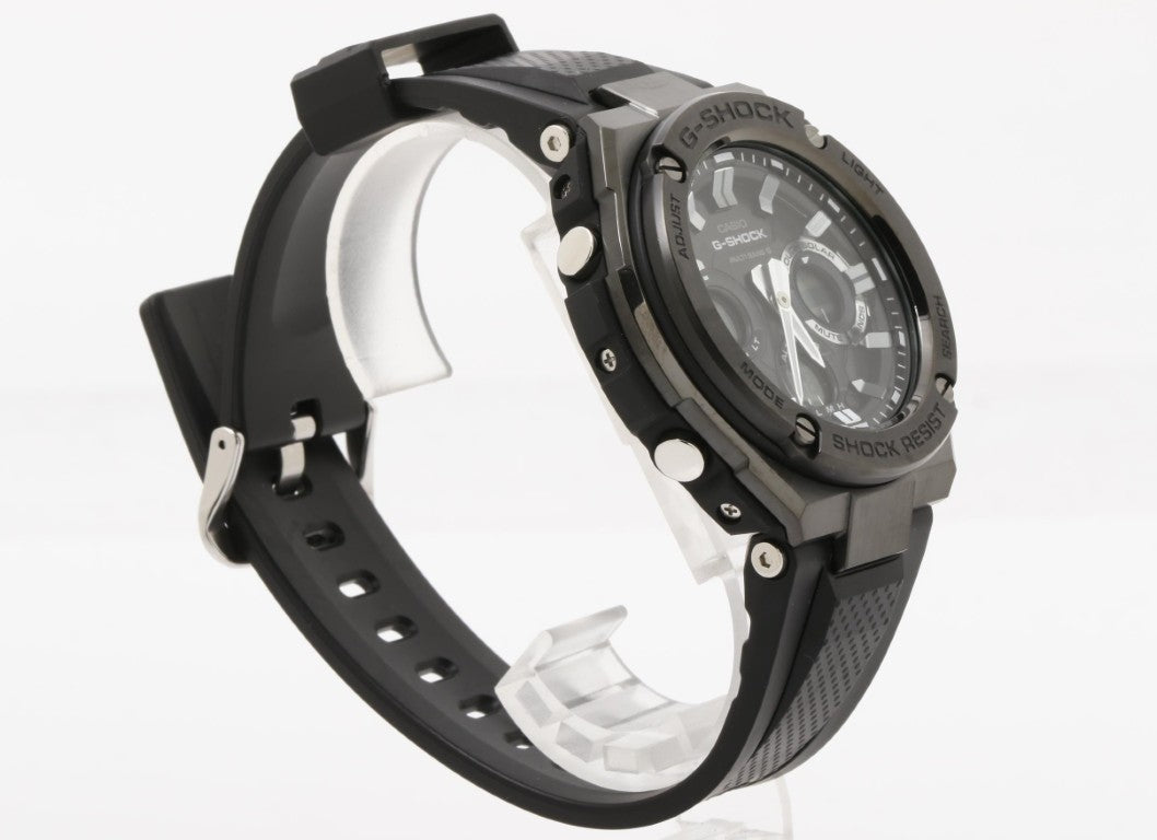 CASIO カシオ 腕時計 G-SHOCK G-STEEL GST-W100 Series GST-W110MS-1AJF ブラック系 樹脂／ステンレススチール メンズ アナデジ 美品
