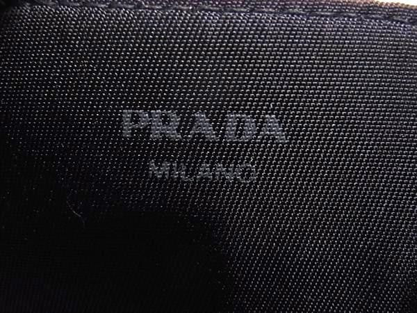 PRADA プラダ 長財布 トライアングルロゴ M608 ブラック系 テスートナイロン ユニセックス 二つ折り 三角ロゴマーク 超美品