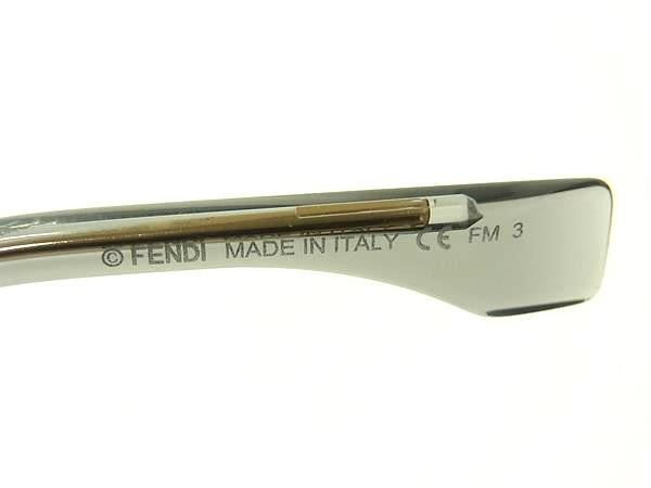 FENDI フェンディ サングラス ズッカ FF0460/G/S クリア×レンズ クリアグレー系 プラスチック ユニセックス 美品