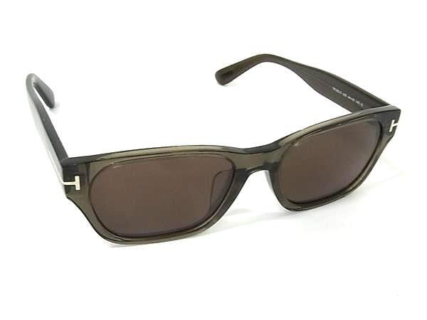 TOM FORD トムフォード サングラス TF959-D クリアブラウン系×レンズ クリアブラウン系 プラスチック ユニセックス 美品