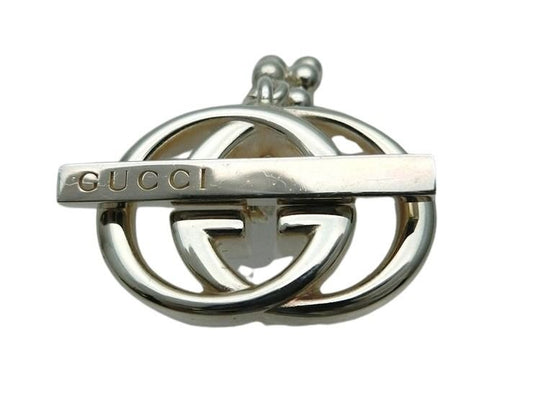 GUCCI グッチ ネックレス インターロッキングG ボールチェーン 216435 シルバー系 Ag925 ユニセックス チョーカー 美品