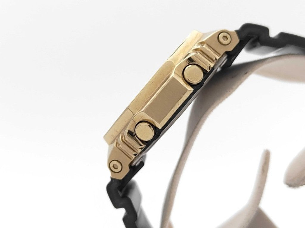 CASIO カシオ 時計 G-SHOCK ANALOG-DIGITAL WOMEN GM-S2100GB-1AJF ブラック ゴールド系 樹脂／ステンレススチール レディース アナデジ 美品