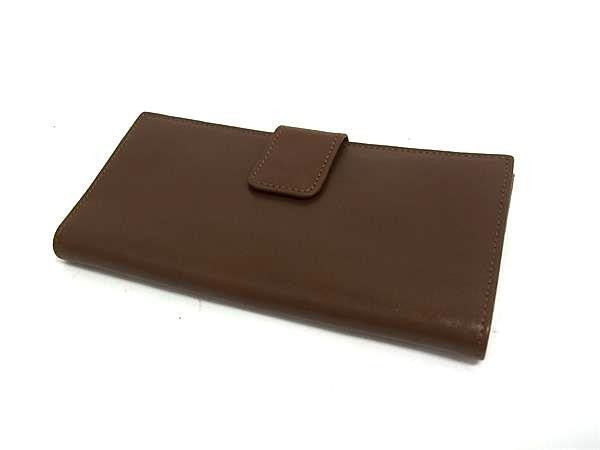 GUCCI グッチ 長財布 バンブー フラップ 035 1137 1863 0 ブラウン系 レザー レディース Wホック 二つ折り ヴィンテージ ゴールド金具 美品