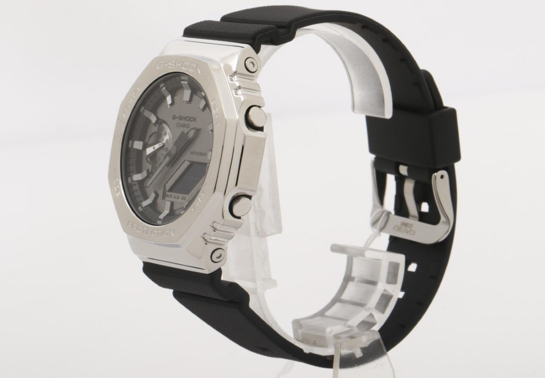 CASIO カシオ 時計 G-SHOCK ANALOG-DIGITAL 2100 Series GM-2100-1AJF グレー シルバー ブラック系 樹脂／ステンレススチール メンズ アナデジ 新品未使用展示品