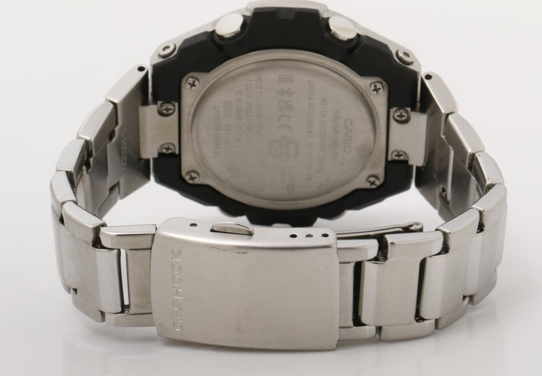CASIO カシオ 時計 G-SHOCK G-STEEL GST-B500 Series GST-B500D-1A1JF ブラック シルバー系 樹脂／ステンレススチール メンズ アナデジ 美品