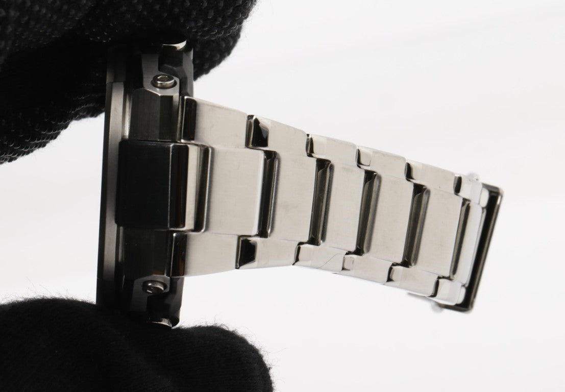 CASIO カシオ 時計 G-SHOCK G-STEEL GST-B500 Series GST-B500D-1A1JF ブラック シルバー系 樹脂／ステンレススチール メンズ アナデジ 美品