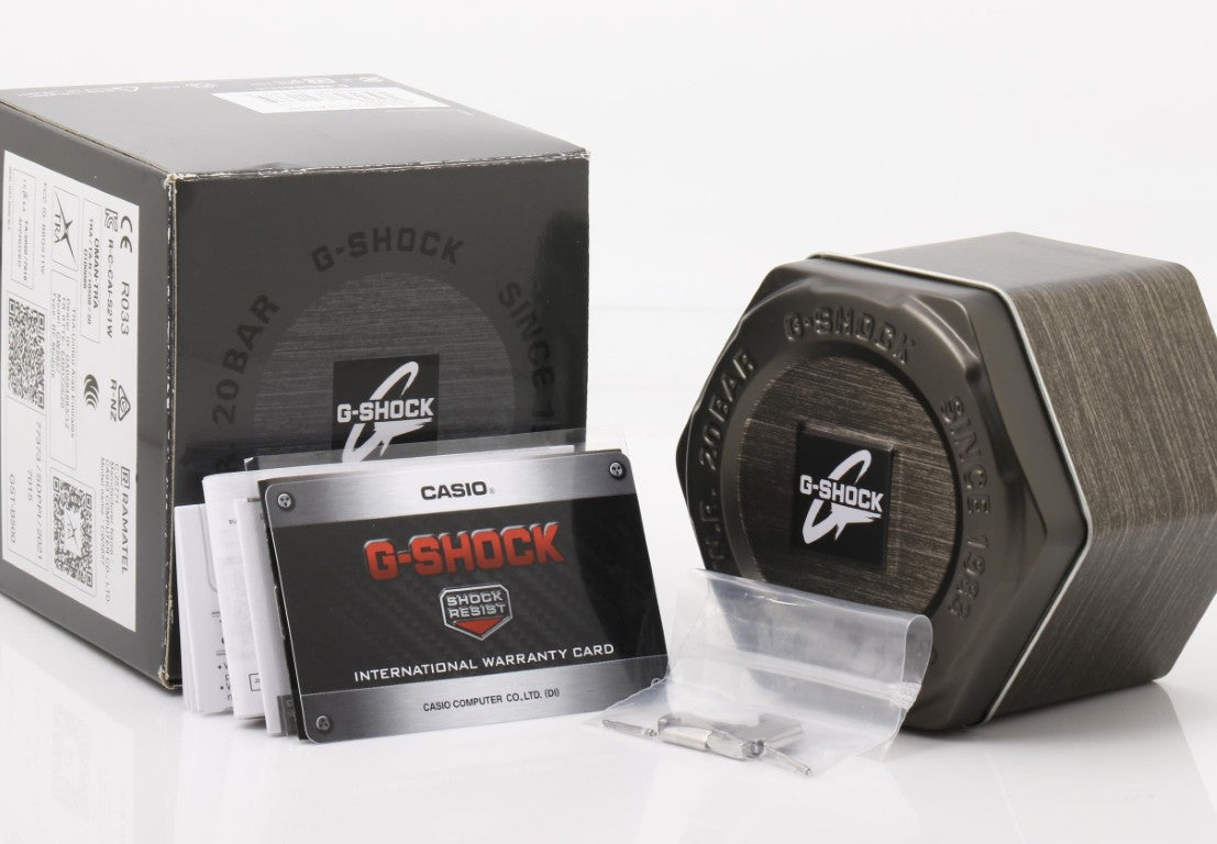 CASIO カシオ 時計 G-SHOCK G-STEEL GST-B500 Series GST-B500D-1A1JF ブラック シルバー系 樹脂／ステンレススチール メンズ アナデジ 美品