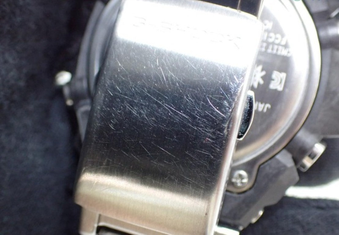 CASIO カシオ 時計 G-SHOCK G-STEEL GST-B500 Series GST-B500D-1A1JF ブラック シルバー系 樹脂／ステンレススチール メンズ アナデジ 美品