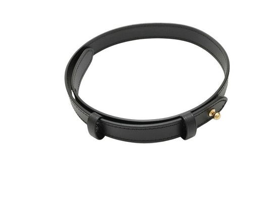 LOUIS VUITTON ルイヴィトン ストラップ ブラック系 レザー ユニセックス M13480用調整ストラップ 超美品