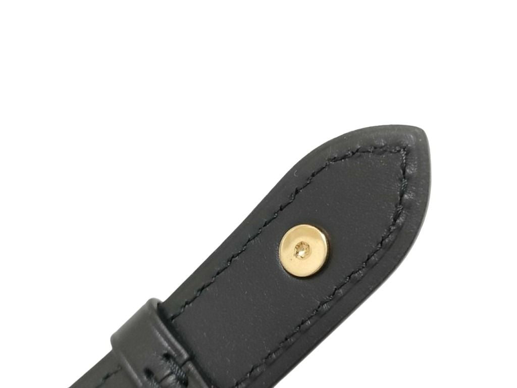 LOUIS VUITTON ルイヴィトン ストラップ ブラック系 レザー ユニセックス M13480用調整ストラップ 超美品