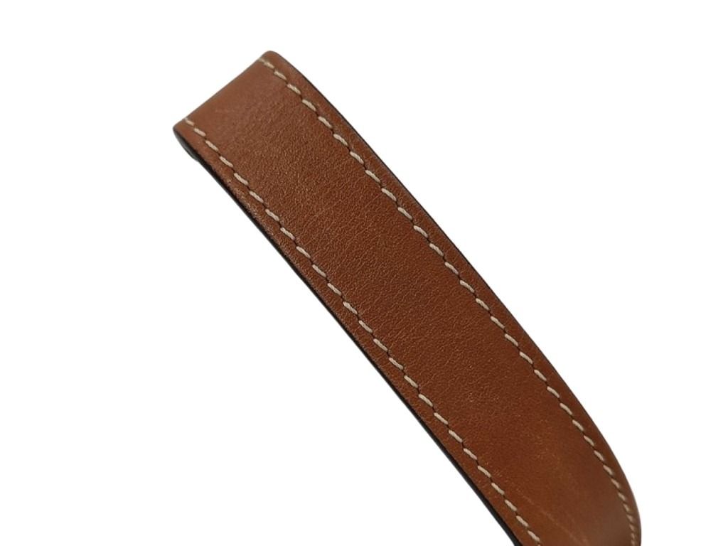CELINE セリーヌ ハンドバッグ ストラップボックス ブラウン系 レザー レディース ゴールド金具 美品