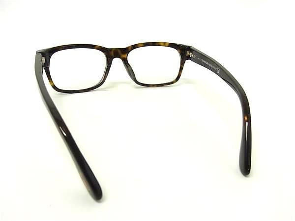 TOM FORD トムフォード 眼鏡 アジアンフィット オプティカルフレーム TF5432-F ブラウン系×レンズ クリア プラスチック メンズ 伊達メガネ
