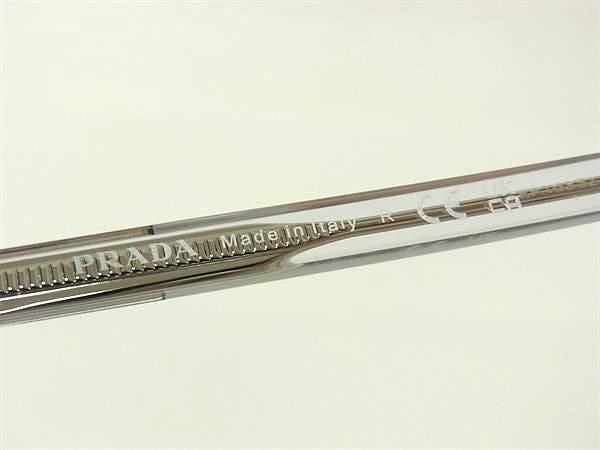 PRADA プラダ サングラス ボストン メタル サングラス SPR B51 シルバー系 × レンズ クリアブルー系 メタル プラスチック メンズ