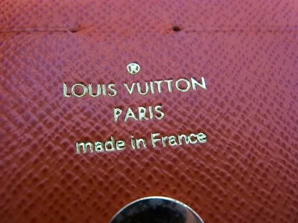 LOUIS VUITTON ルイヴィトン 長財布 モノグラム ポルトフォイユ アデル M61270 ブラウン系 ピモン(オレンジ系) PVC レザー ユニセックス 二つ折り財布 ゴールド金具 美品