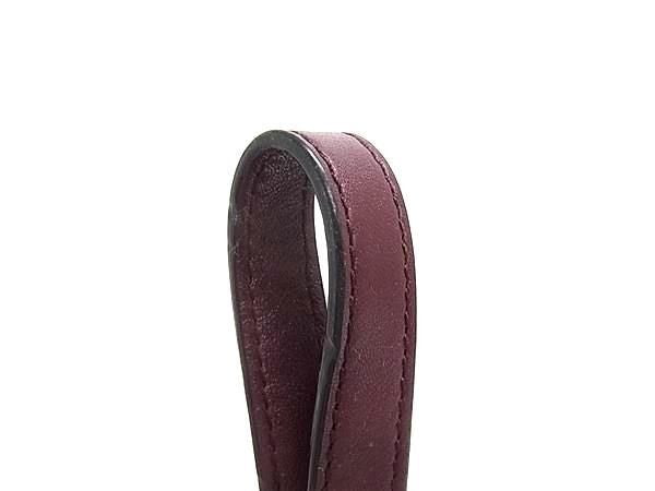 BALLY バリー クラッチバッグ BOVINE PLAIN 25610 SHIRAZ 20 ボルドー系 レザー メンズ セカンドバッグ リストレット 美品
