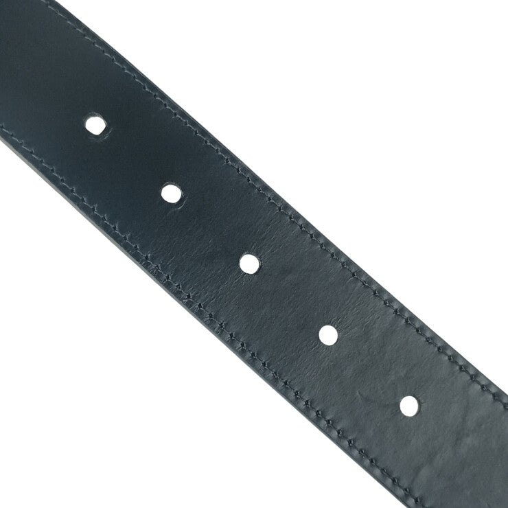 LOUIS VUITTON ルイヴィトン ベルト サンチュール スレンダー M9906 ブラック系 ダミエアンフィニ メンズ シルバー金具 美品