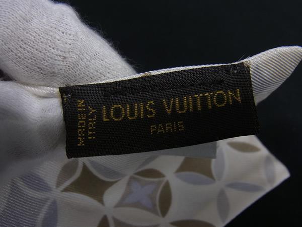 LOUIS VUITTON ルイヴィトン リボンスカーフ バンドー マルチカラー シルク100% レディース 美品