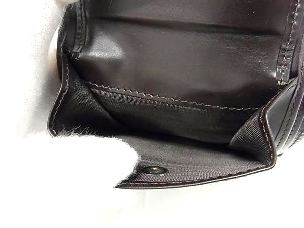 FENDI フェンディ 財布 ズッカ 0715814/0012 ブラウン ブラック キャンバス レザー ユニセックス 二つ折り 財布 美品