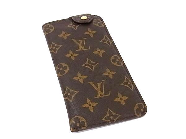 LOUIS VUITTON ルイヴィトン メガネケース エテュイ リュネットMM M66544 ブラウン モノグラム ユニセックス 美品