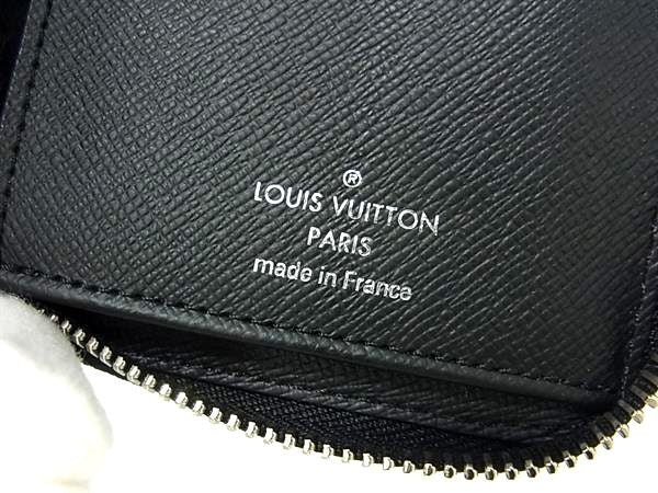LOUIS VUITTON ルイヴィトン 財布 ジッピーウォレット ヴェルティカル M30503 ノワール(ブラック系) タイガ メンズ ラウンドファスナー 二つ折り 長財布 シルバー金具 美品
