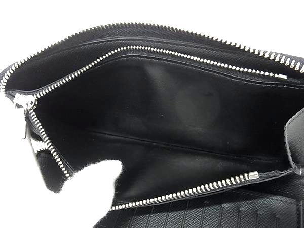 LOUIS VUITTON ルイヴィトン 財布 ジッピーウォレット ヴェルティカル M30503 ノワール(ブラック系) タイガ メンズ ラウンドファスナー 二つ折り 長財布 シルバー金具 美品