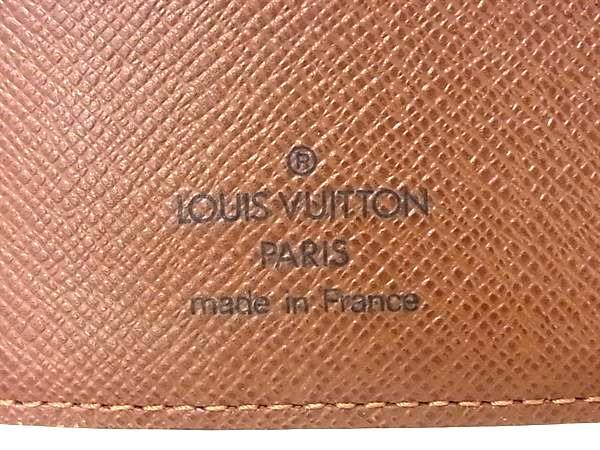 LOUIS VUITTON ルイヴィトン 手帳カバー アジェンダPM R20005 ブラウン モノグラム ユニセックス 6穴式 超美品