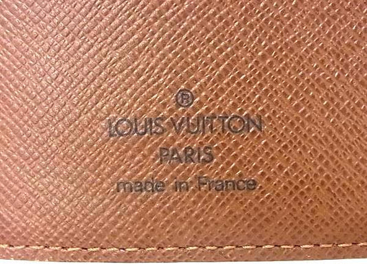 LOUIS VUITTON ルイヴィトン 手帳カバー アジェンダPM R20005 ブラウン モノグラム ユニセックス 6穴式 超美品