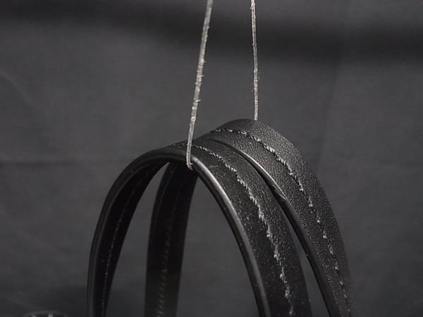 VALENTINO GARAVANI ヴァレンティノ ガラヴァーニ トートバッグ ロックスタッズ ブラック アイボリー レザー レディース 美品