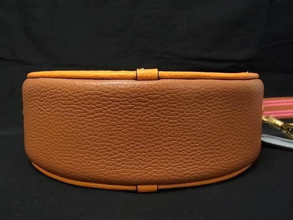 COACH コーチ ショルダーバッグ キア サークル バッグ CA098 マルチカラー レザー レディース カラーブロック 超美品