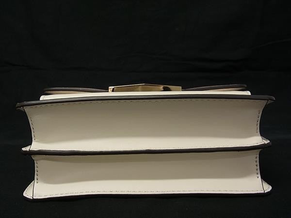 MICHAEL KORS マイケルコース ショルダーバッグ 32S9GJ4C0T ピンクベージュ アイボリー レザー レディース チェーン ゴールド金具 超美品