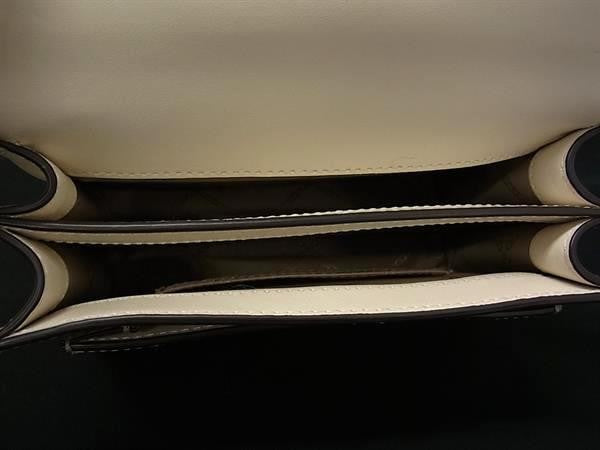 MICHAEL KORS マイケルコース ショルダーバッグ 32S9GJ4C0T ピンクベージュ アイボリー レザー レディース チェーン ゴールド金具 超美品