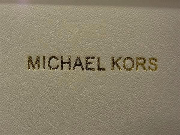 MICHAEL KORS マイケルコース ショルダーバッグ 32S9GJ4C0T ピンクベージュ アイボリー レザー レディース チェーン ゴールド金具 超美品