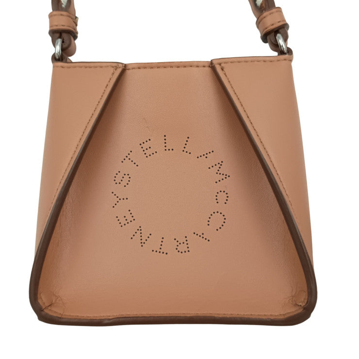 STELLA McCARTNEY ステラマッカートニー ショルダーバッグ マイクロ ホーボー 700159 W8542 ビスケット ヴィーガンレザー レディース 超美品