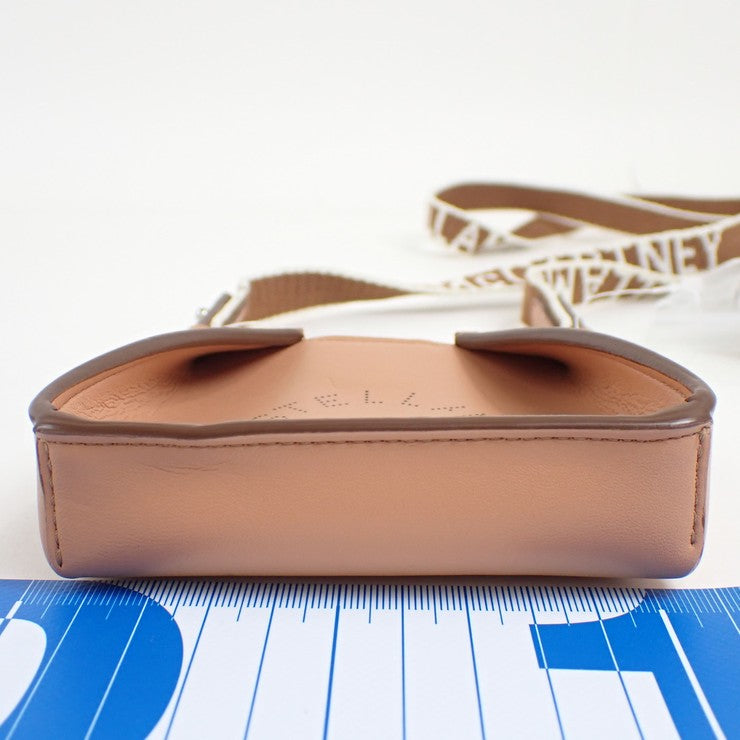 STELLA McCARTNEY ステラマッカートニー ショルダーバッグ マイクロ ホーボー 700159 W8542 ビスケット ヴィーガンレザー レディース 超美品