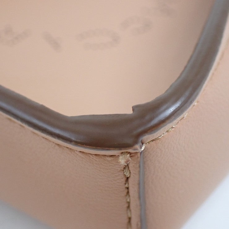 STELLA McCARTNEY ステラマッカートニー ショルダーバッグ マイクロ ホーボー 700159 W8542 ビスケット ヴィーガンレザー レディース 超美品