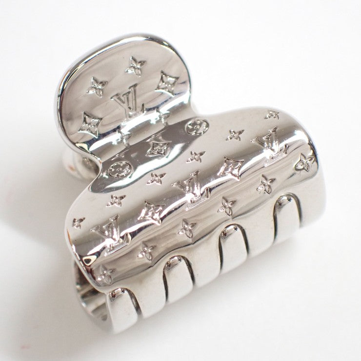 LOUIS VUITTON ルイヴィトン ヘアクリップ アクセソワール シュブ ナノグラム PM M68940 ゴールド×ローズゴールド×シルバー メタル レディース 3色セット 超美品