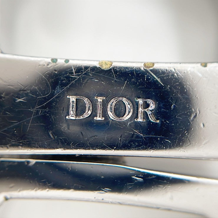 Christian Dior クリスチャンディオール ネックレス チェーンリンク N1097HOMMT シルバー メタル メンズ CDロゴ