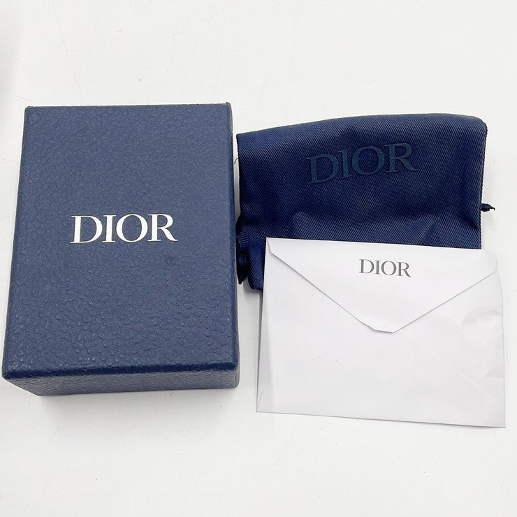 Christian Dior クリスチャンディオール ネックレス チェーンリンク N1097HOMMT シルバー メタル メンズ CDロゴ