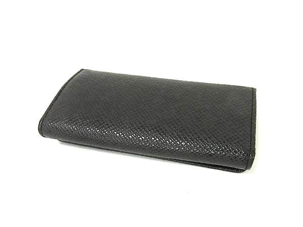 LOUIS VUITTON ルイヴィトン キーケース ミュルティクレ4 M30522 アルドワーズ(ブラック系) タイガ メンズ 4連 シルバー金具 美品
