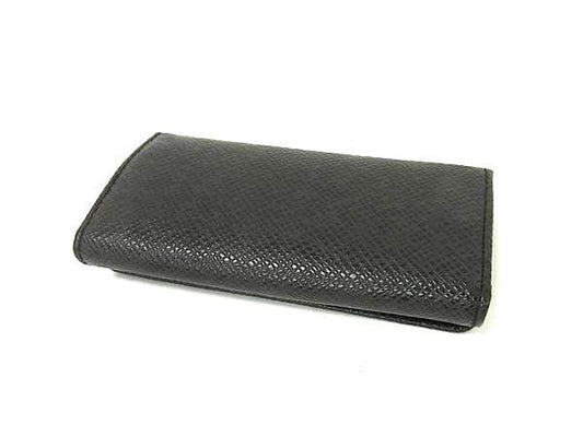 LOUIS VUITTON ルイヴィトン キーケース ミュルティクレ4 M30522 アルドワーズ(ブラック系) タイガ メンズ 4連 シルバー金具 美品